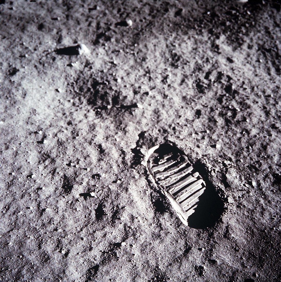 Footprint on the moon Apollo 11 NASA