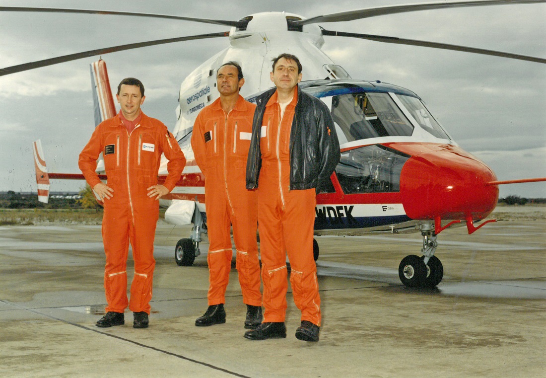 Guy Dabadie and crew 1991 record