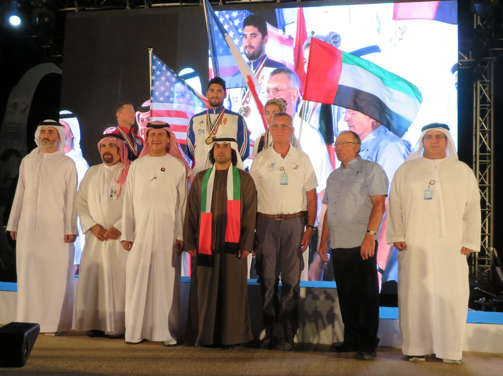 WCCP 2017 - Dubai - Distance Medal Winners Distance Event Podium