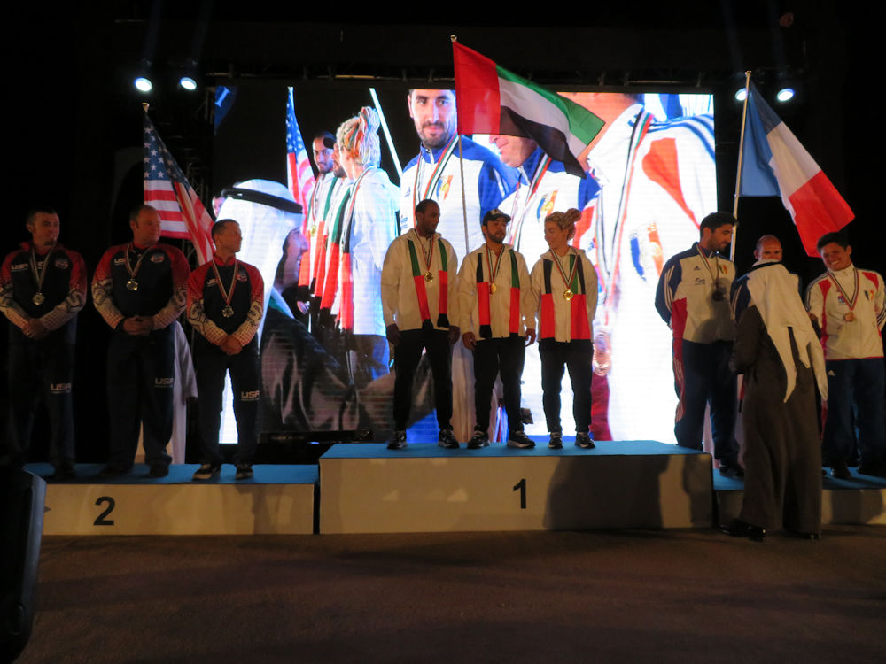 WCCP 2017 Dubai - Team Event Medal Winners Team Event - Podium