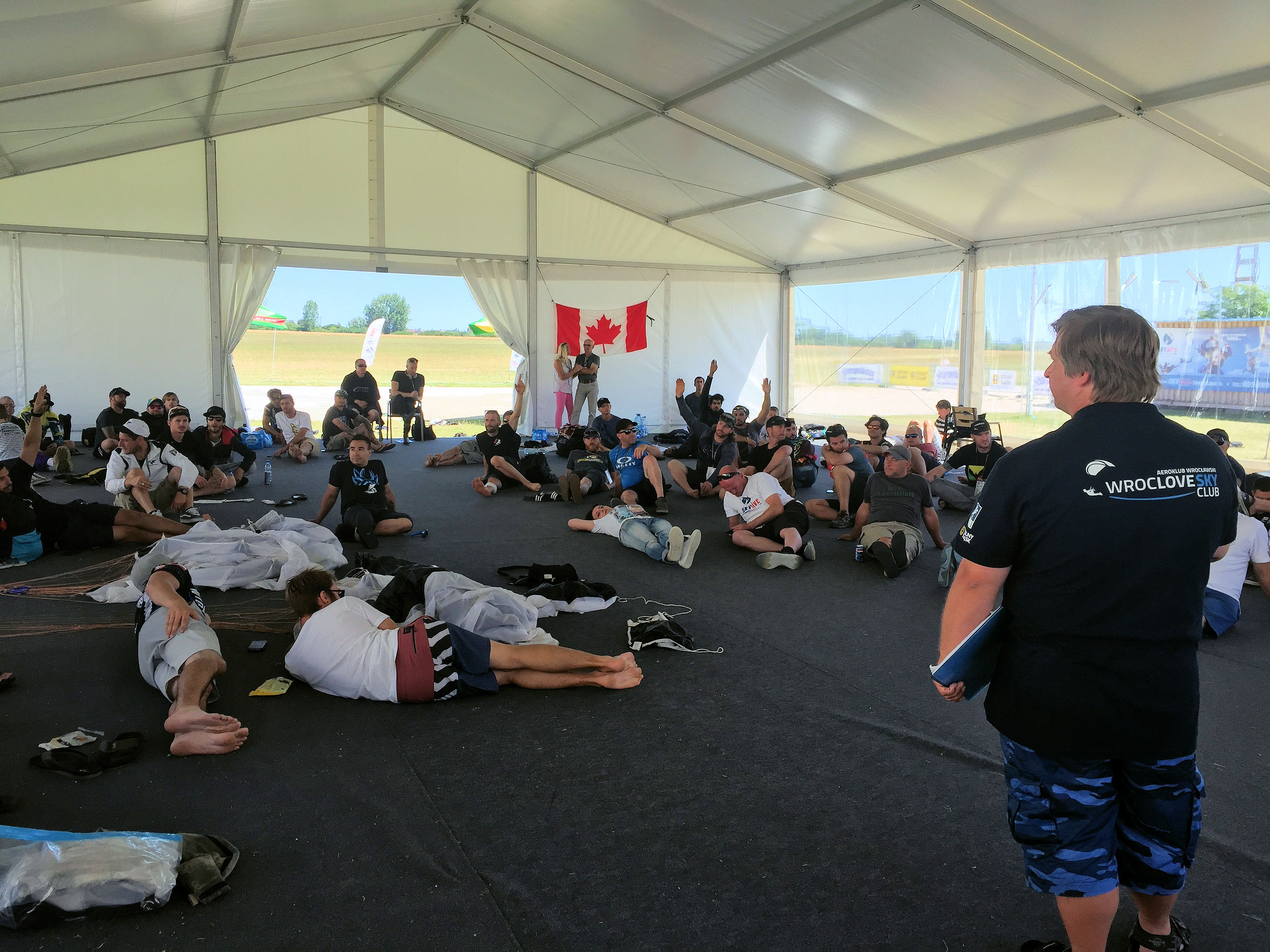 Competitors meeting Competitors meeting