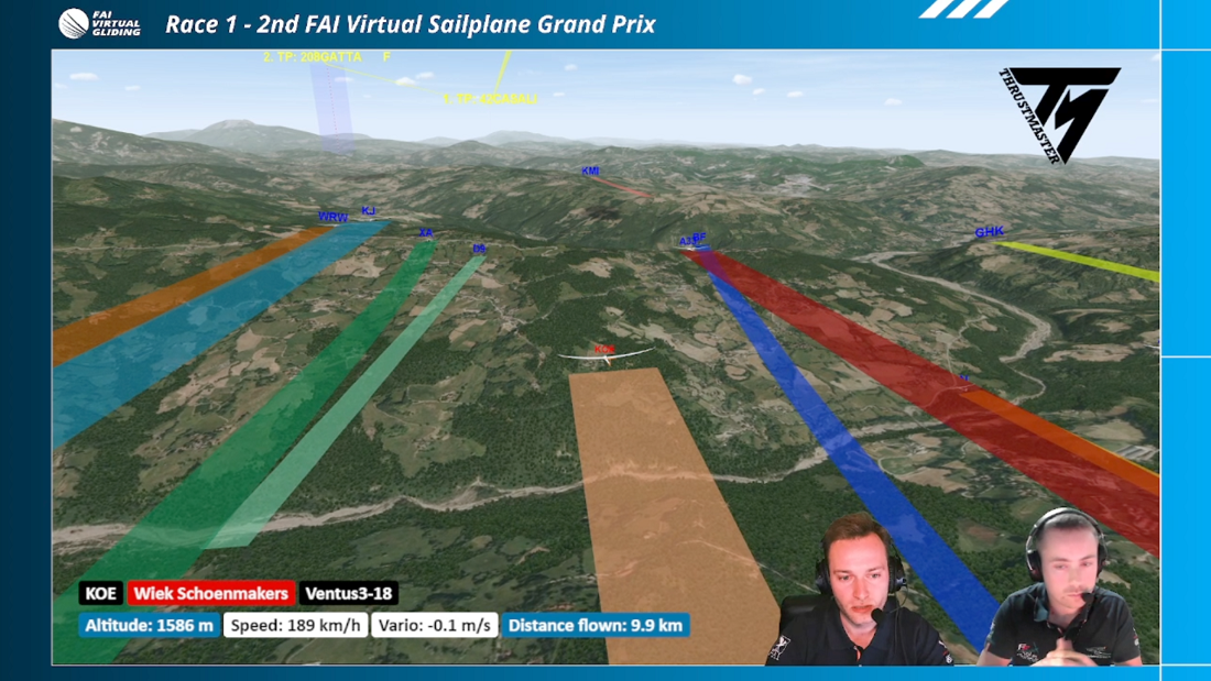 How to watch the exciting racing in the 2nd FAI Virtual Sailplane