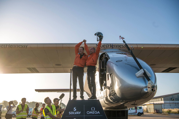 El quinto aniversario de la travesía atlántica de Solar Impulse 2