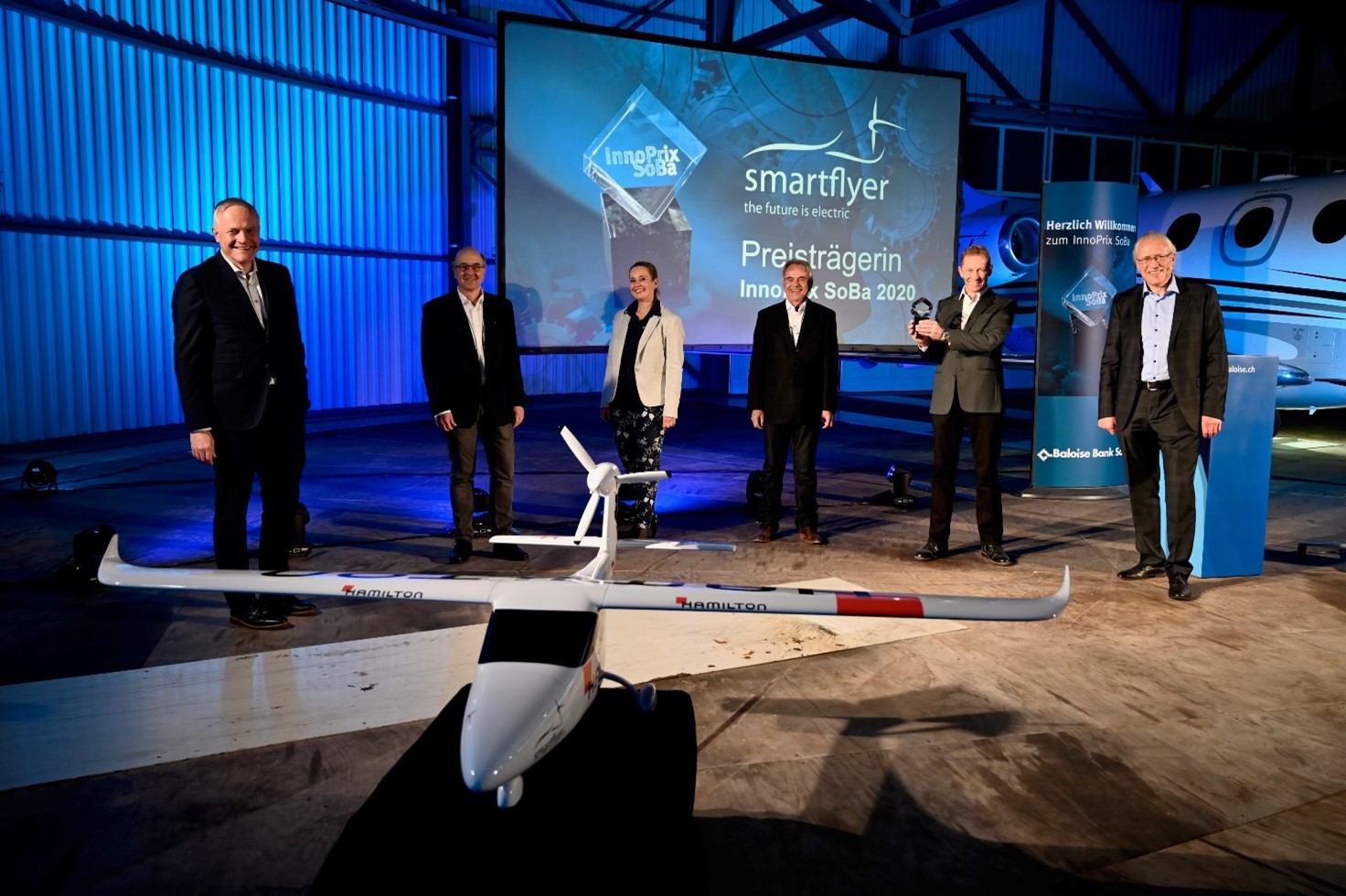 Smartflyer aircraft awarded the InnoPrix SoBa 2020