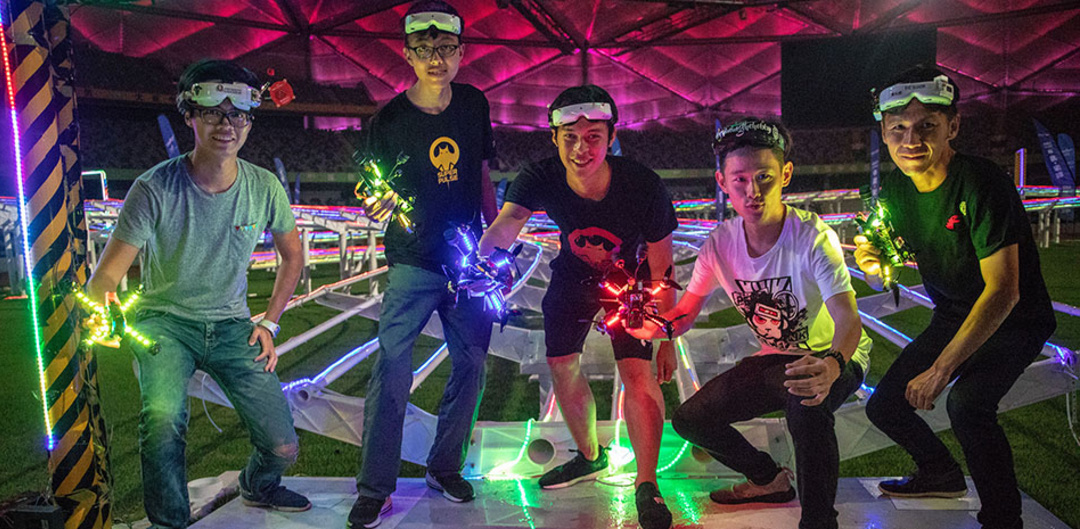 Drone racing in China