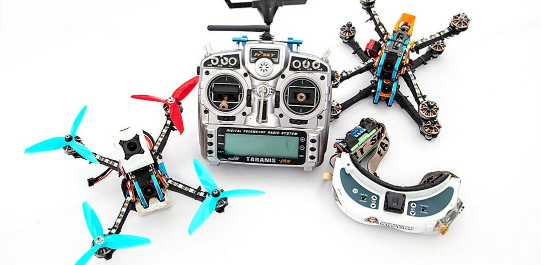 Everything a drone racer needs. Photo: FAI / Marcus King