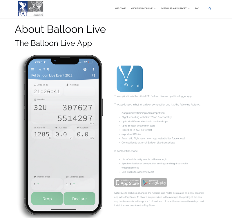 Watchmefly ballooning app
