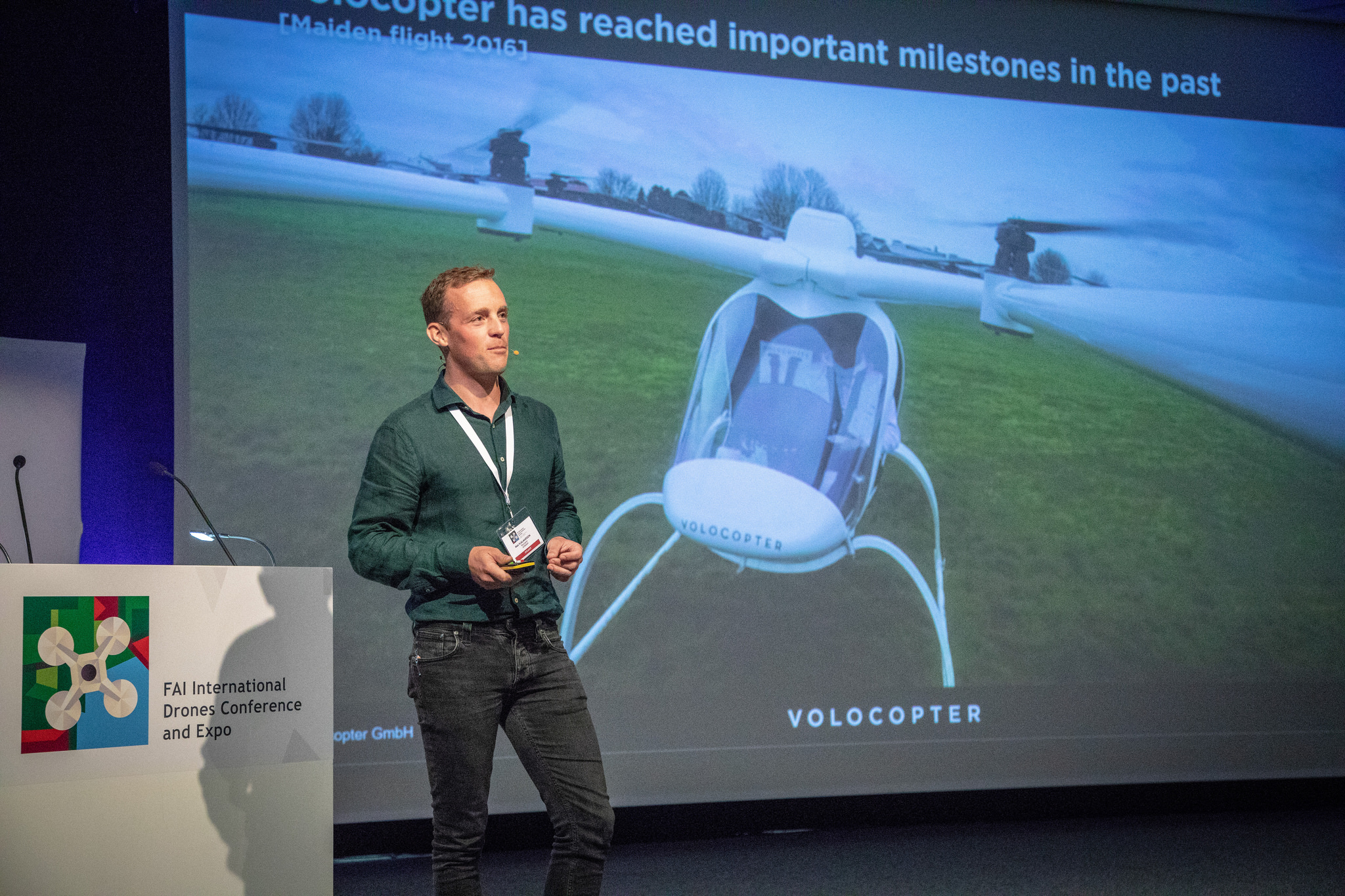 Max Hjarlmarsson from Volocopter